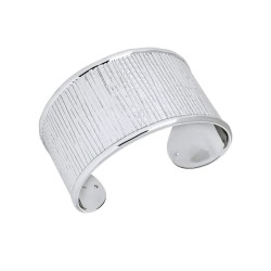 PULSERA RIGIDA PLATEADA