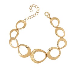 PULSERA OVALADA IRREGULAR HORIZONTE