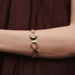 PULSERA OVALADA IRREGULAR HORIZONTE