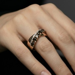 ANILLO ORO Y DIAMANTES 0.03 CT SI2 H