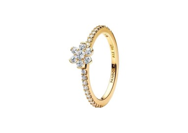 ANILLO DE FLOR BRILLANTE