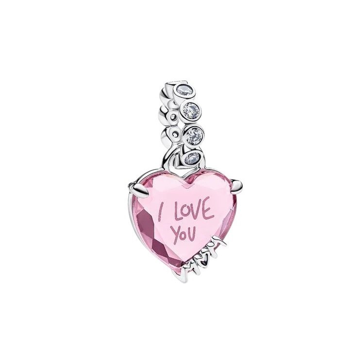 CHARM COLGANTE DE CORAZÓN TE AMO MAMÁ