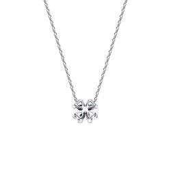 COLLAR TRÉBOL DE LA SUERTE BRILLANTE