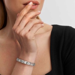 LINK CORAZÓN ESMALTE AZUL CON CIRCONITAS
