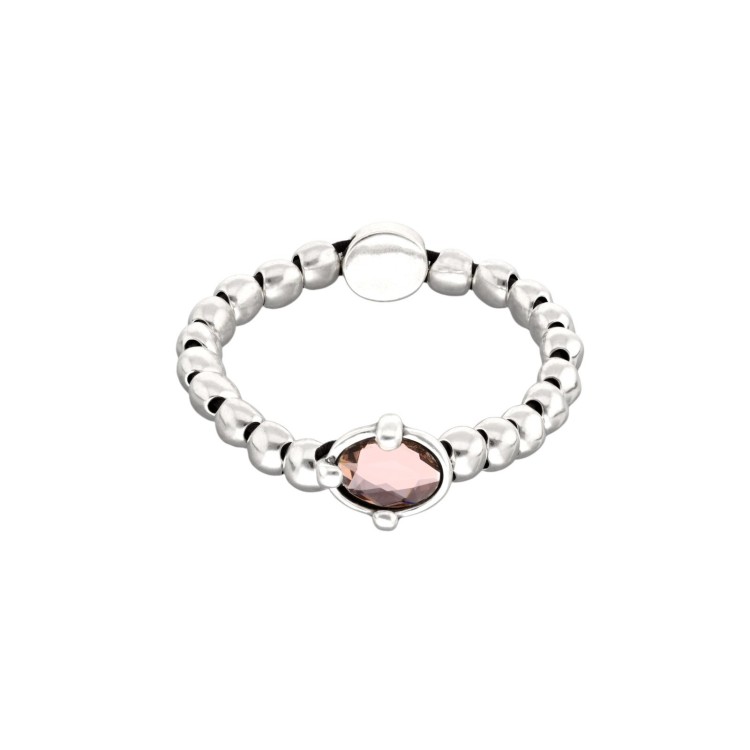 PULSERA CRISTAL ROSA FACETADO