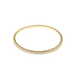 PULSERA PLATA CHAPADO DORADO CIRCONITAS