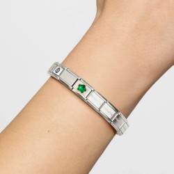 LINK COMPOSABLE FLOR VERDE FACETADA