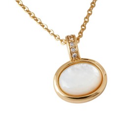 COLGANTE IVORY CON MADREPERLA BLANCA