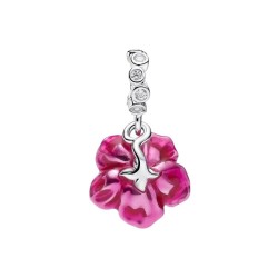 CHARM COLGANTE FLOR DE HIBISCO