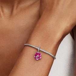 CHARM COLGANTE FLOR DE HIBISCO