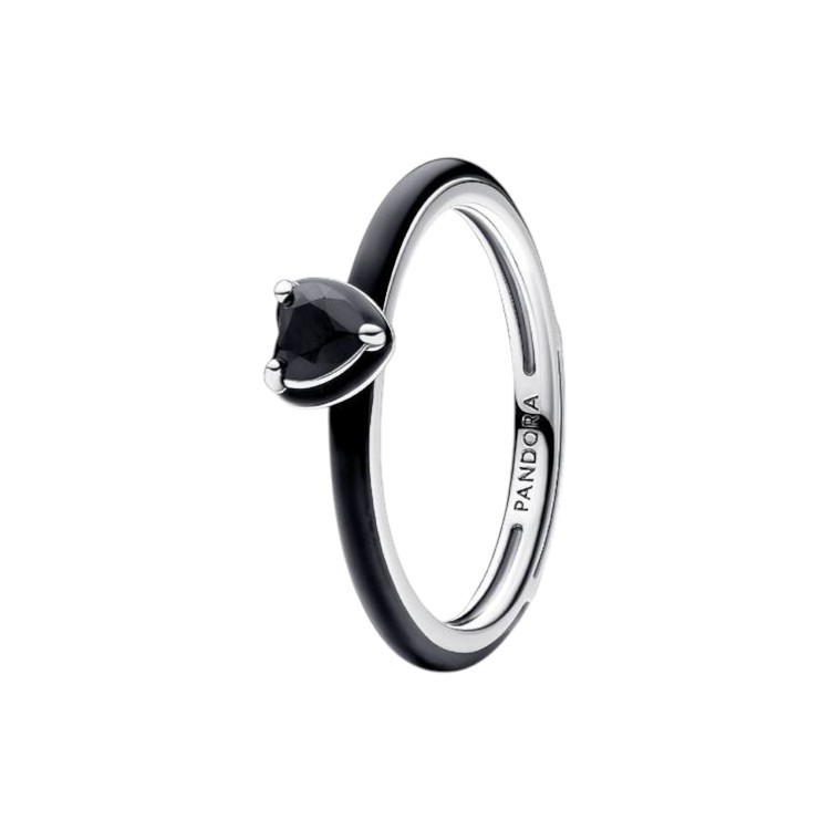 ANILLO CORAZÓN CHAKRA NEGRO