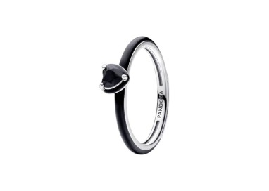 ANILLO CORAZÓN CHAKRA NEGRO