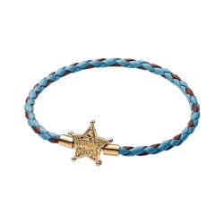 PULSERA CUERO ESTRELLA SHERIFF TOY STORY