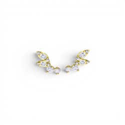 TREPADOR ORO AMARILLO Y DIAMANTES 0.11KL