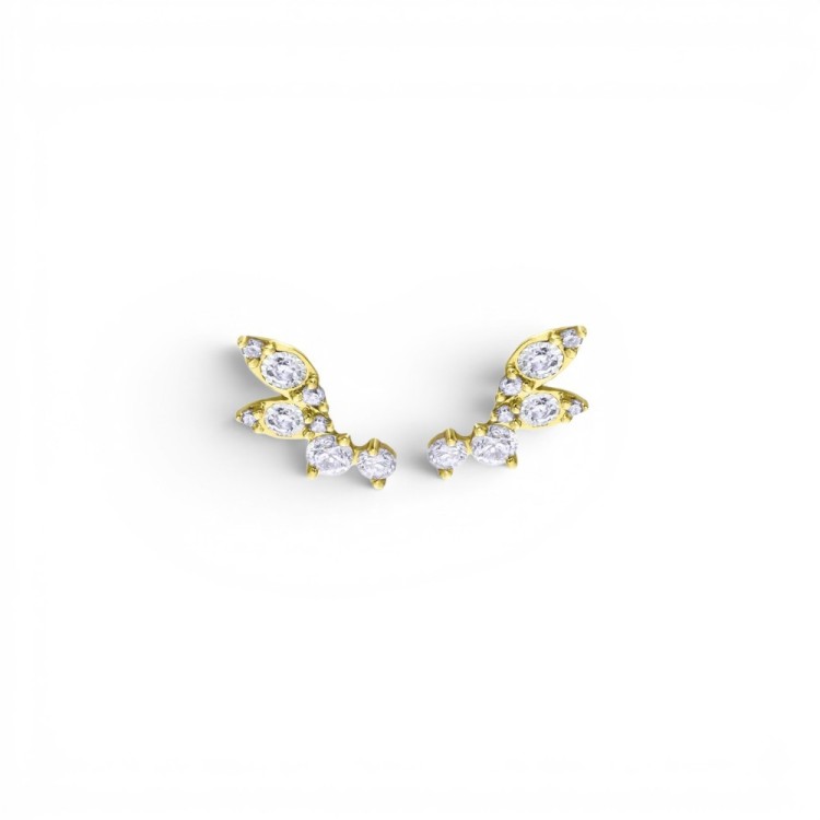 TREPADOR ORO AMARILLO Y DIAMANTES 0.11KL