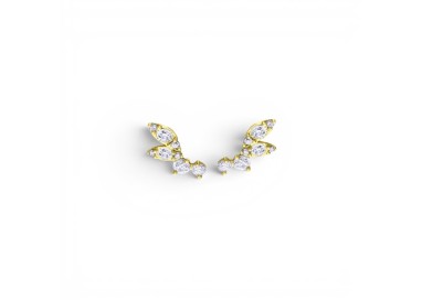 TREPADOR ORO AMARILLO Y DIAMANTES 0.11KL