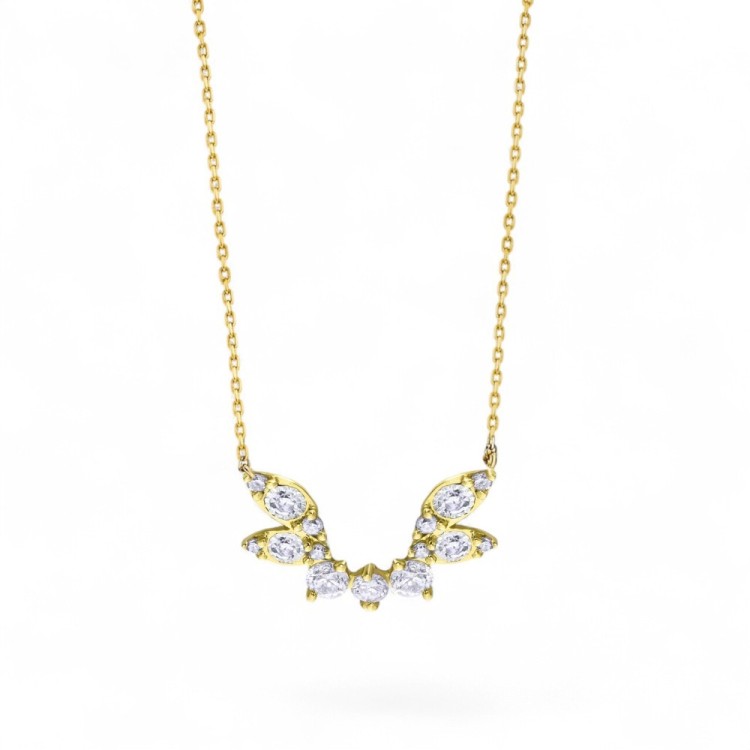 GARGANTILLA ORO Y DIAMANTES 0.20KL