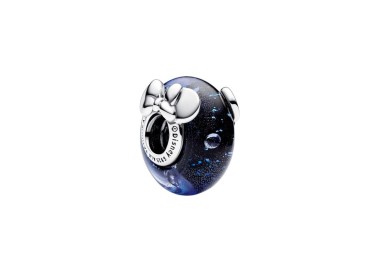CHARM MURANO AZUL DISNEY MICKEY Y MINNIE