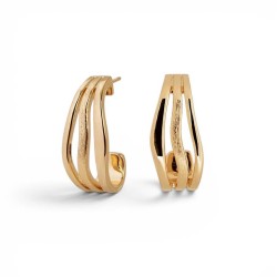 PENDIENTES DE ARO MAXI TEXTURAS MAR