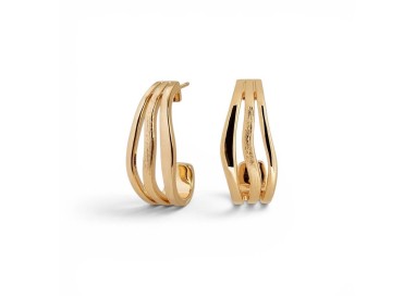 PENDIENTES DE ARO MAXI TEXTURAS MAR