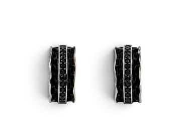 PENDIENTES SPIRIT CON ESPINELAS NEGRAS