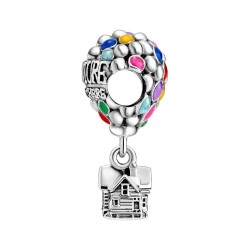 CHARM PANDORA DISNEY UP CASA Y GLOBO