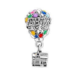 CHARM PANDORA DISNEY UP CASA Y GLOBO