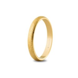 ALIANZA BODA DE ORO HIELO 3 MM