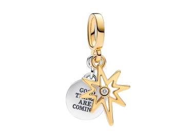CHARM PANDORA GRABADO ESTRELLA POLAR