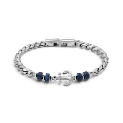 PULSERA ATLANTE ANCLA PIEDRAS NATURALES