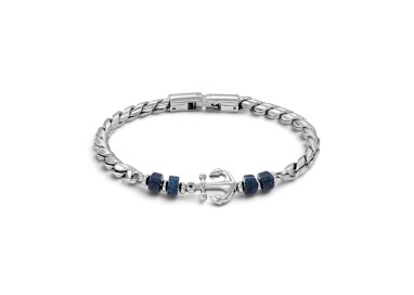 PULSERA ATLANTE ANCLA PIEDRAS NATURALES