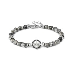PULSERA MANVISION ANCLA Y PIEDRAS