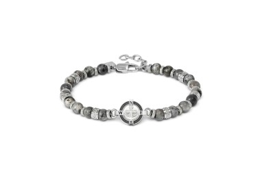 PULSERA MANVISION ANCLA Y PIEDRAS