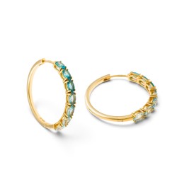 Pendientes Salvatore Plata Vibrant