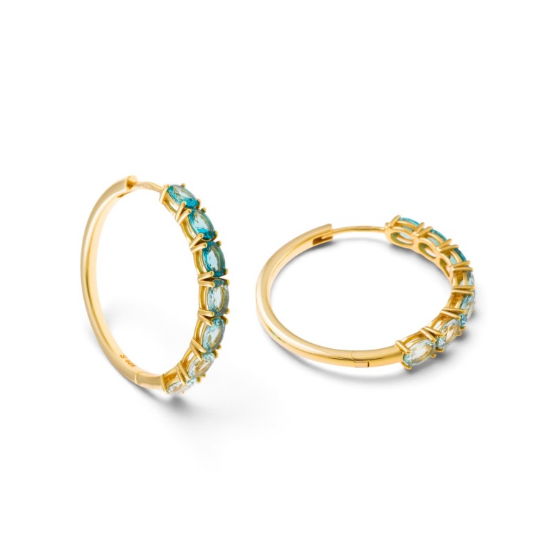 Pendientes Salvatore Plata Vibrant