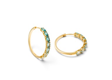 Pendientes Salvatore Plata Vibrant