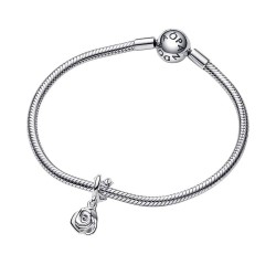 CHARM PANDORA ROSA FLORECIENDO