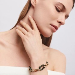PULSERA ESLABONES GARDEN RESINA VERDE