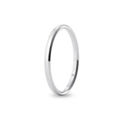 ALIANZA ORO BLANCO CONFORT 2 MM