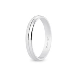 ALIANZA DE BODA ORO BLANCO 3,5 MM